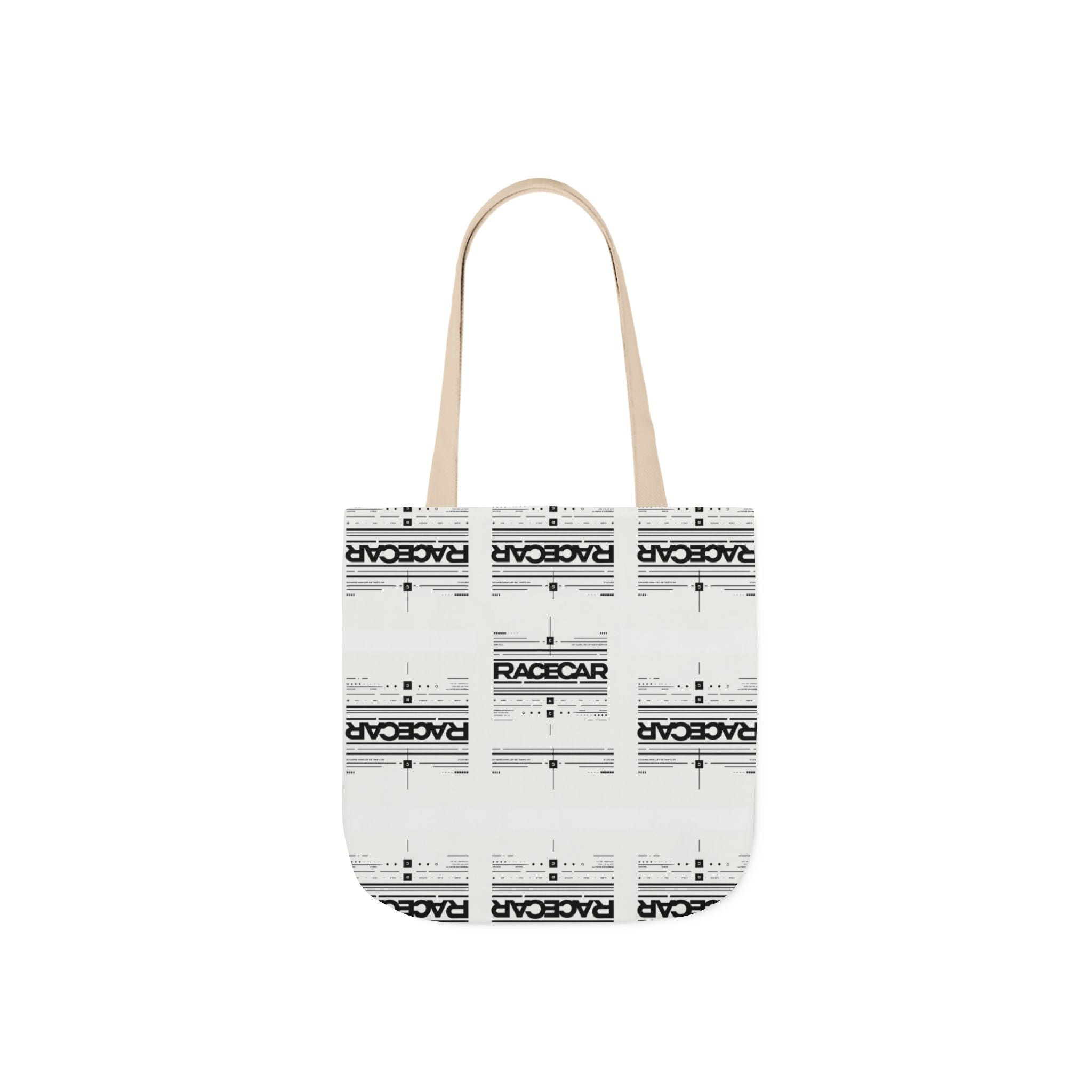Minimalist '/Racecar' Tote Bag - Modern Design
