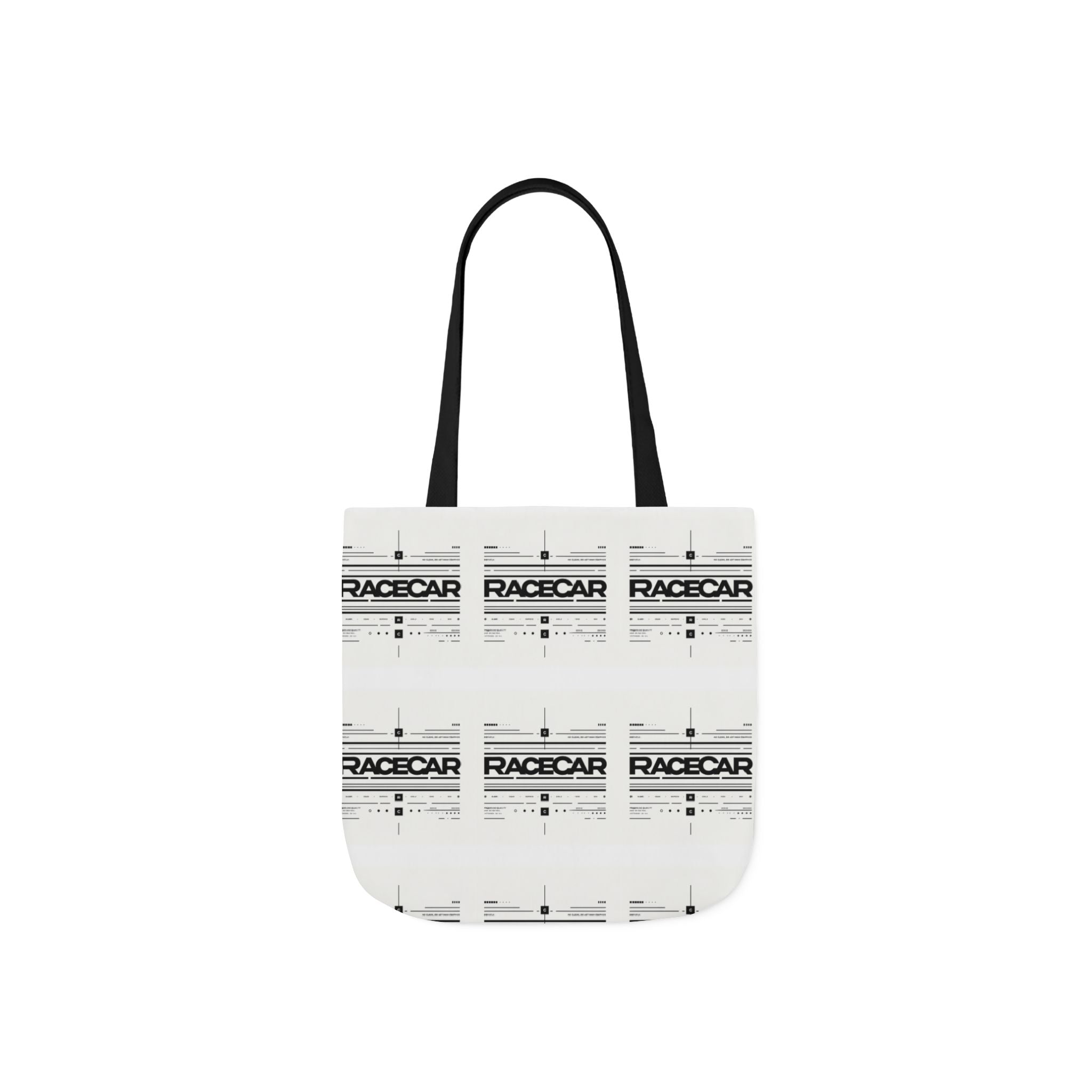 Minimalist '/Racecar' Tote Bag - Modern Design