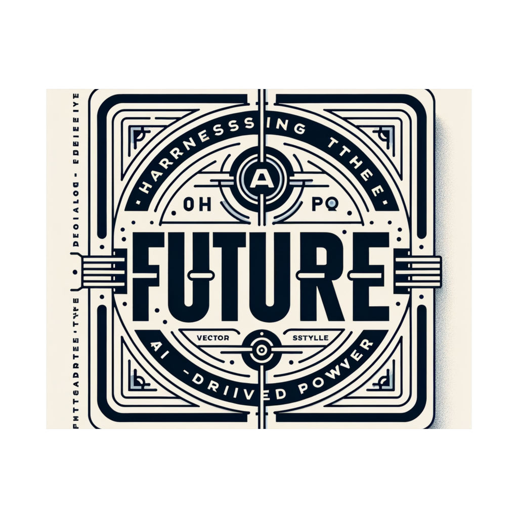 Futuristic AI Energy Power Poster