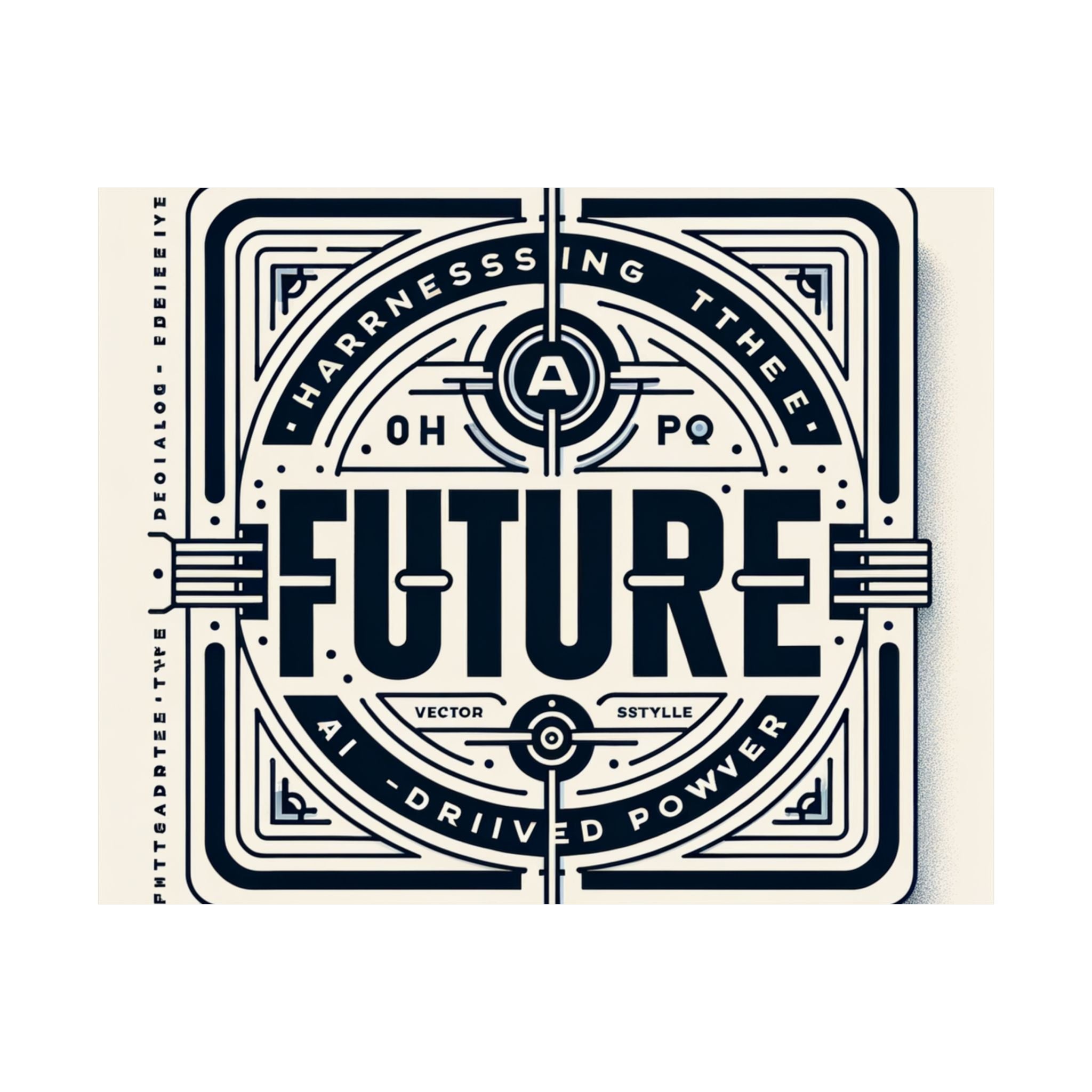 Futuristic AI Energy Power Poster
