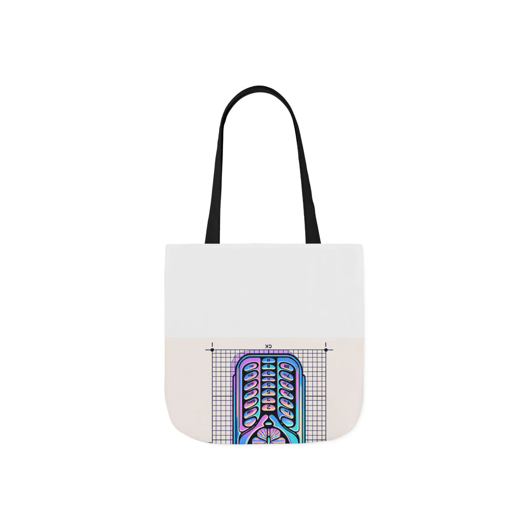 Holographic Y2K Flip Phone Tote Bag