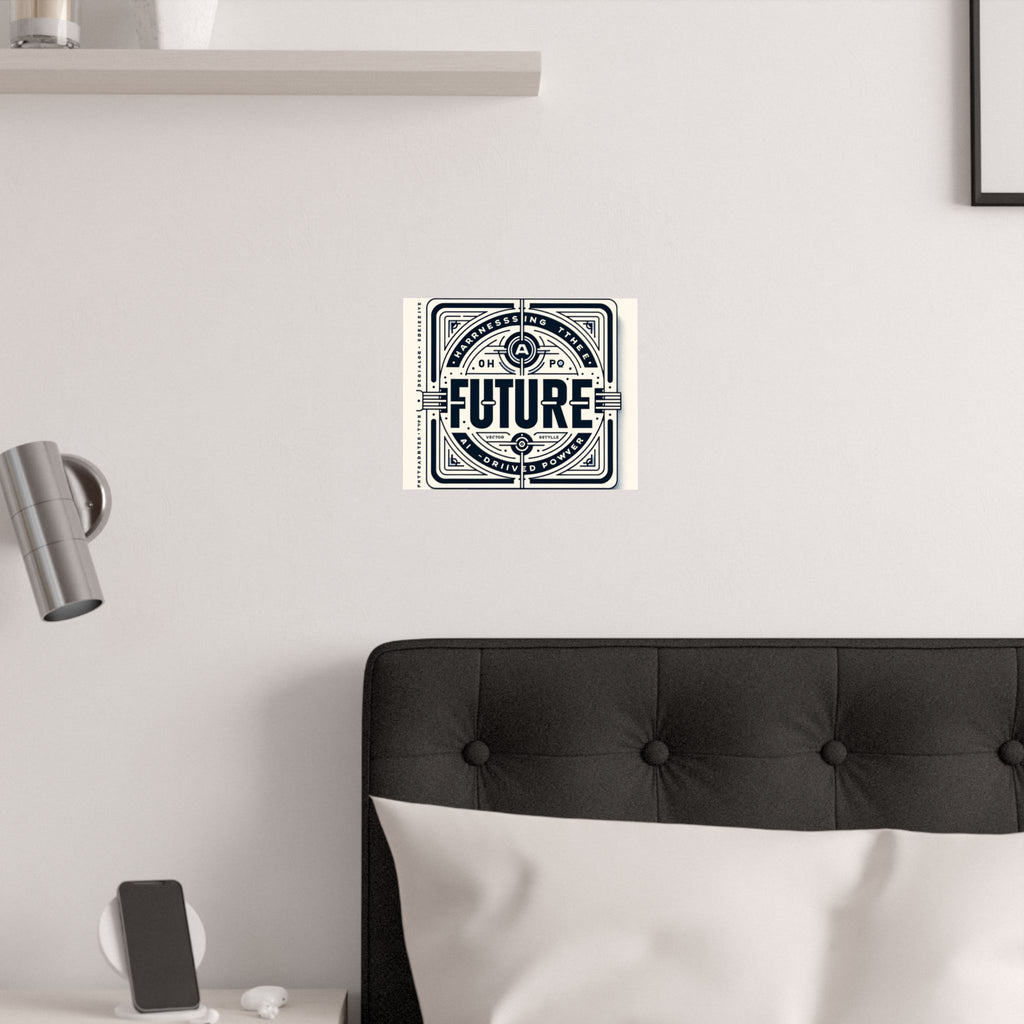 Futuristic AI Energy Power Poster