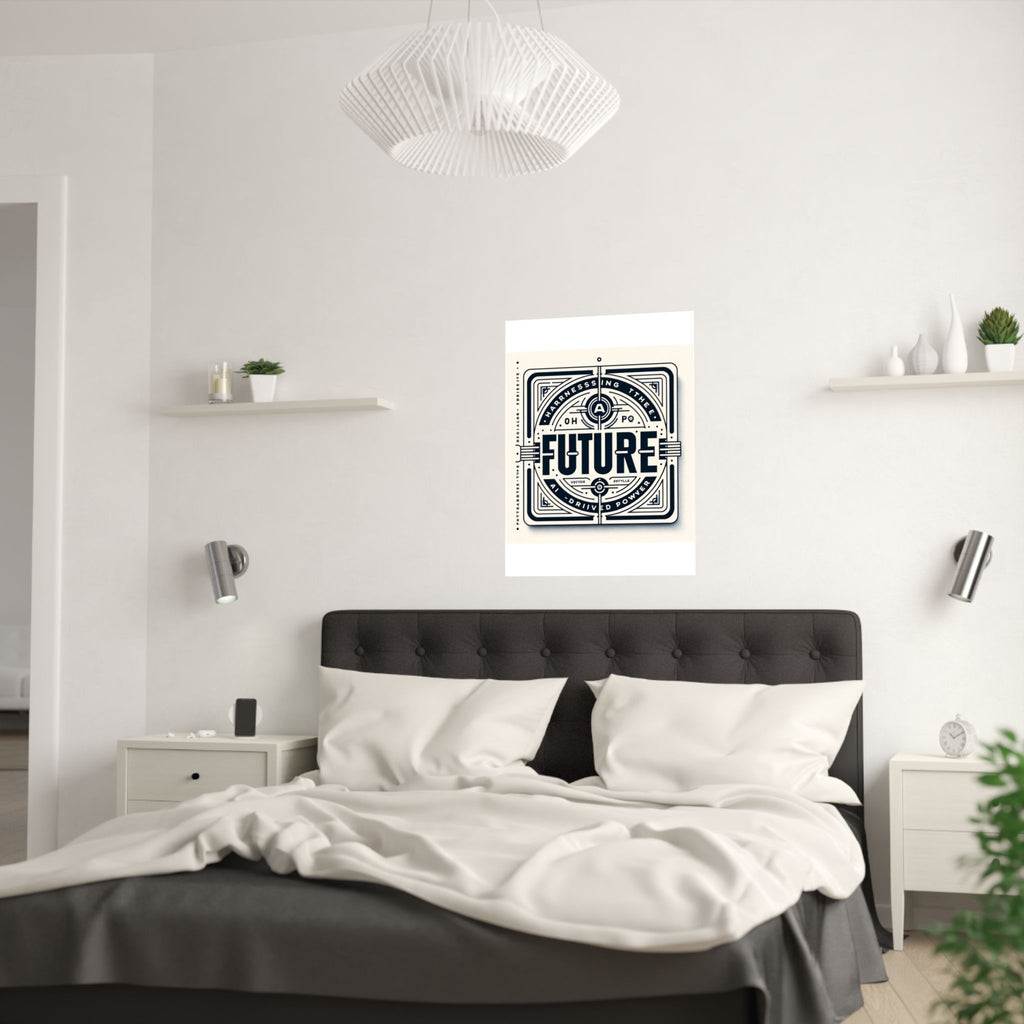 Futuristic AI Energy Power Poster