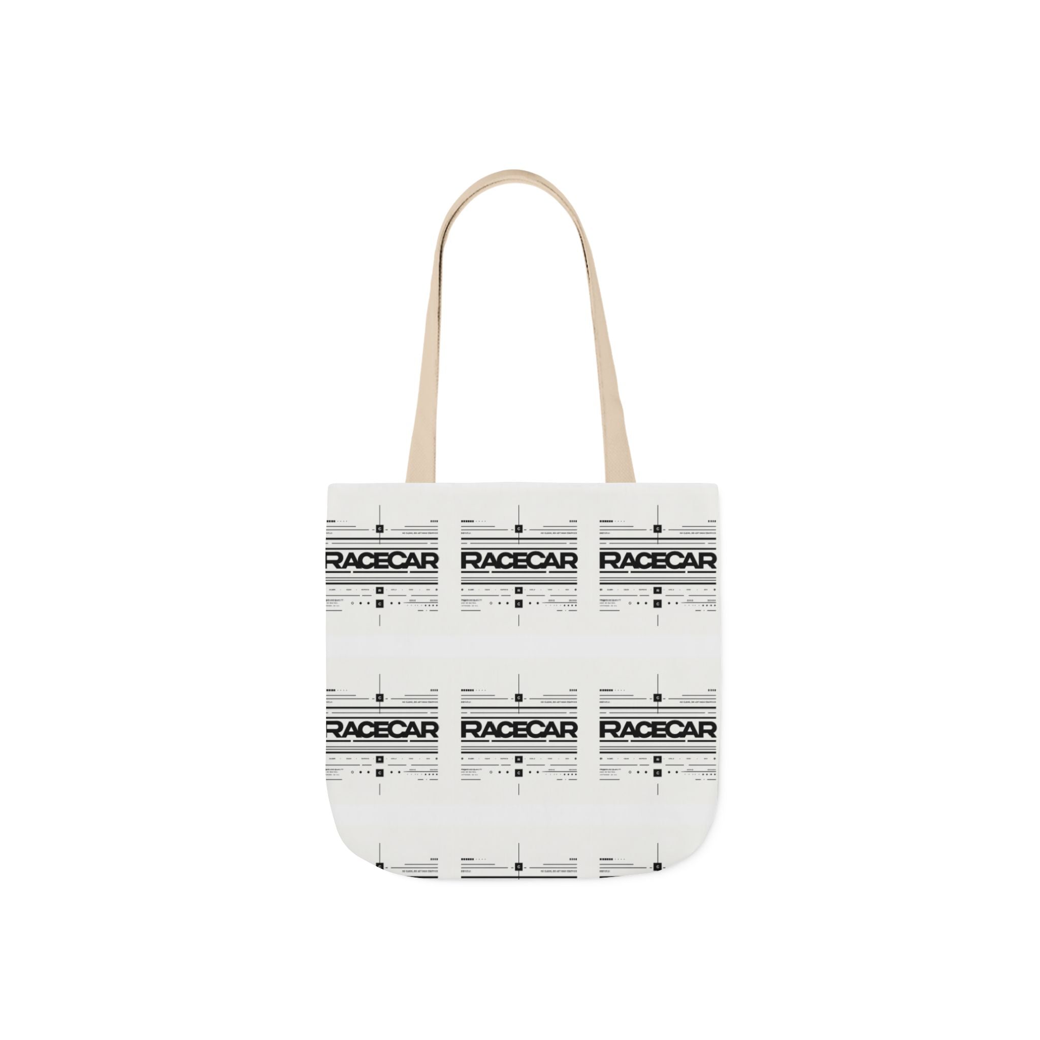 Minimalist '/Racecar' Tote Bag - Modern Design
