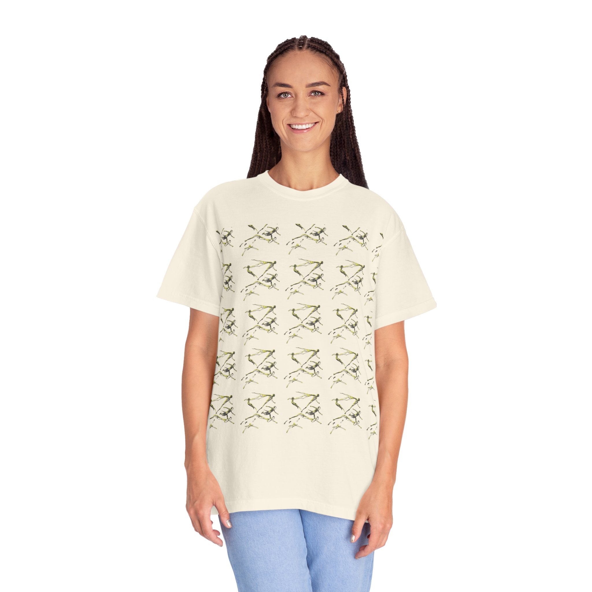 Swimmer Flying T-Shirt — Surreal Swimscape Graphic Tee Unisex