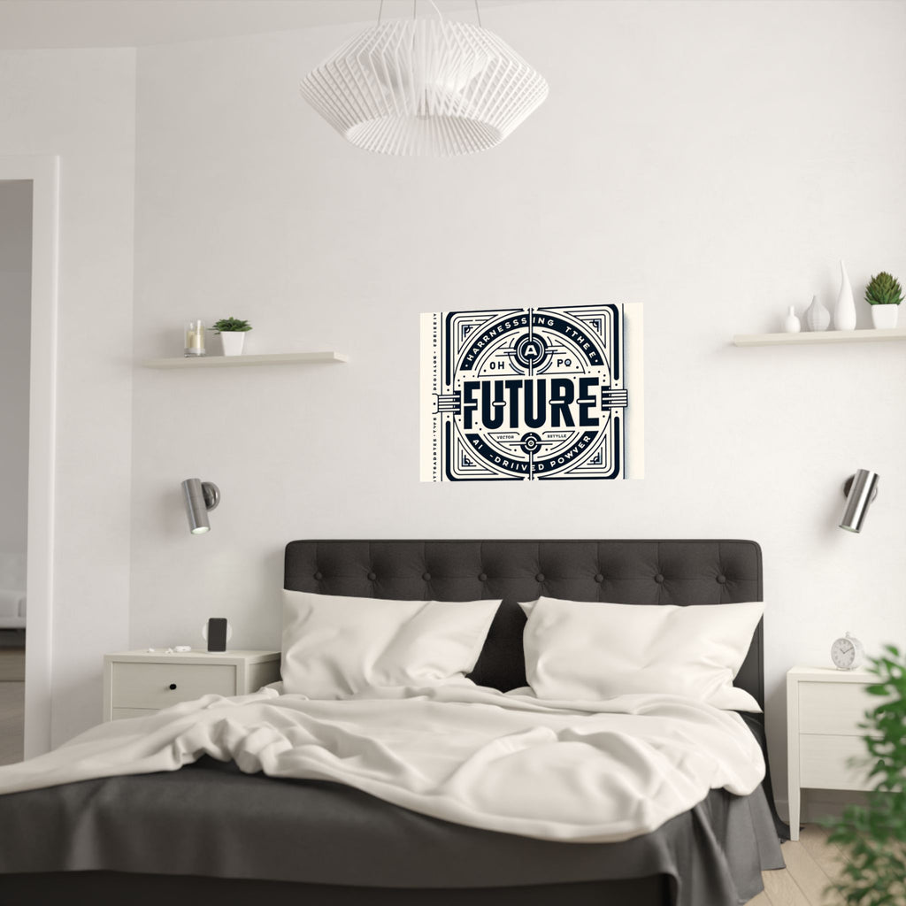 Futuristic AI Energy Power Poster