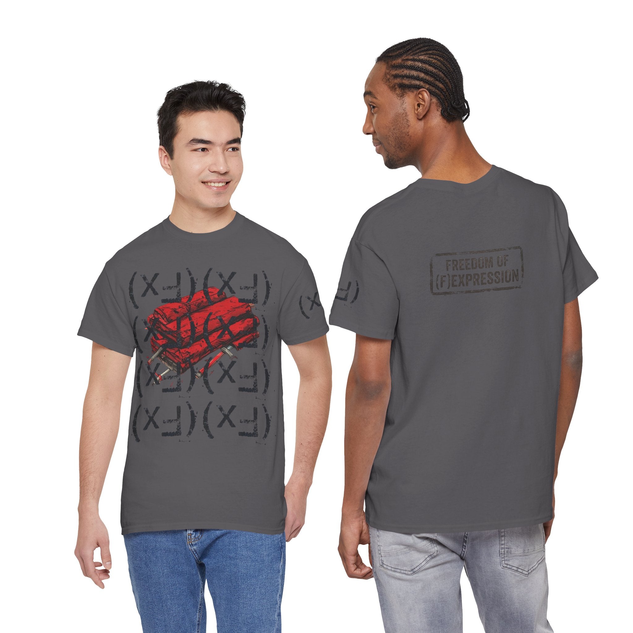 Happy Dynamite Tee — "Cue the Music" Expressive Graphic T-Shirt Unisex