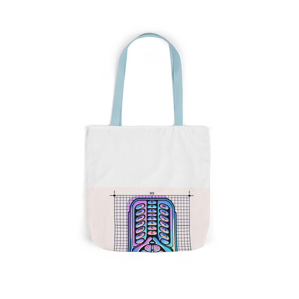 Holographic Y2K Flip Phone Tote Bag