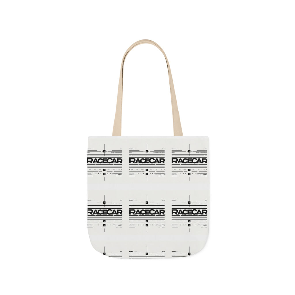 Minimalist '/Racecar' Tote Bag - Modern Design