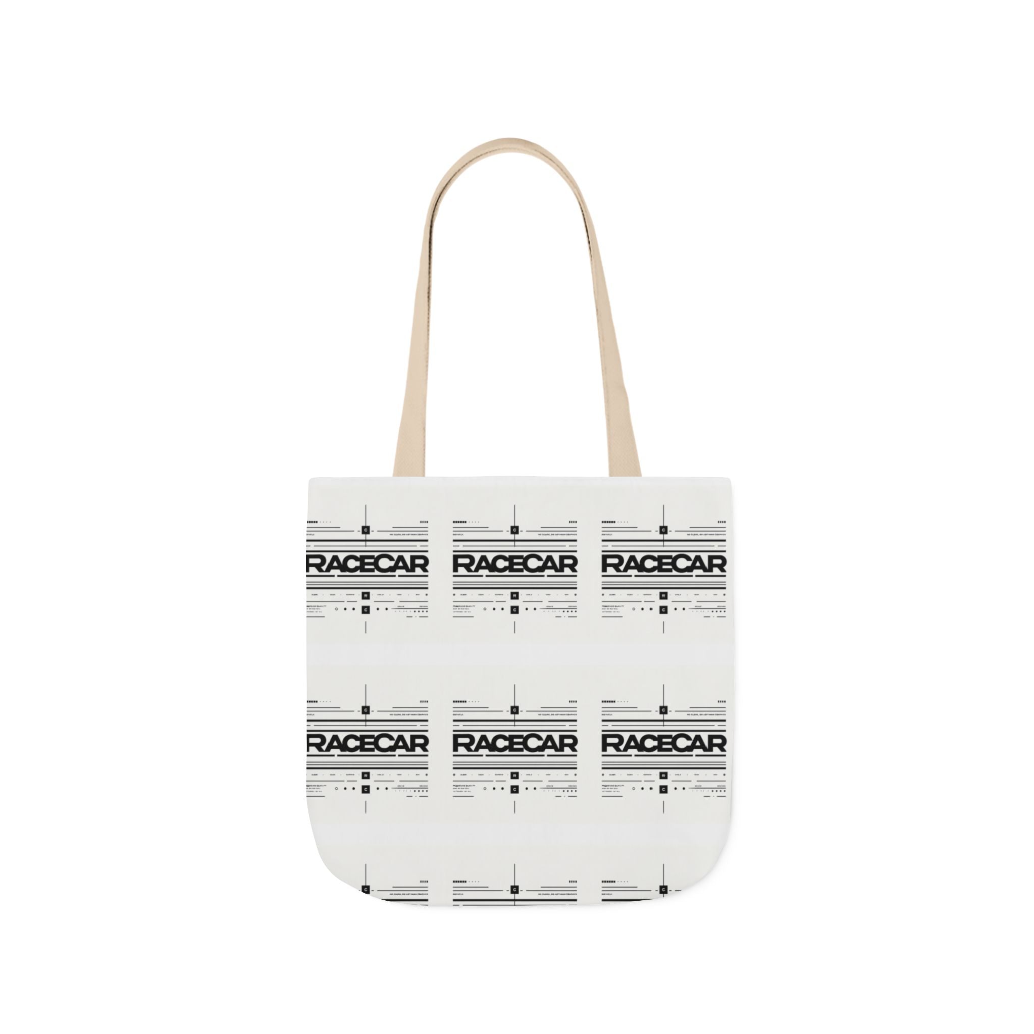 Minimalist '/Racecar' Tote Bag - Modern Design