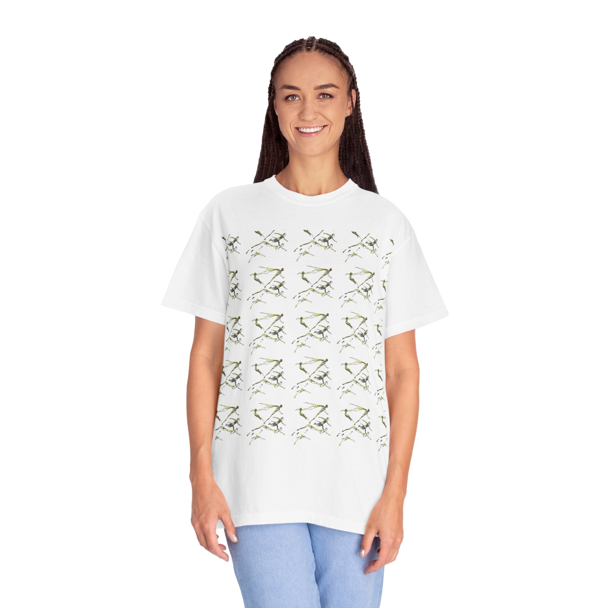 Swimmer Flying T-Shirt — Surreal Swimscape Graphic Tee Unisex