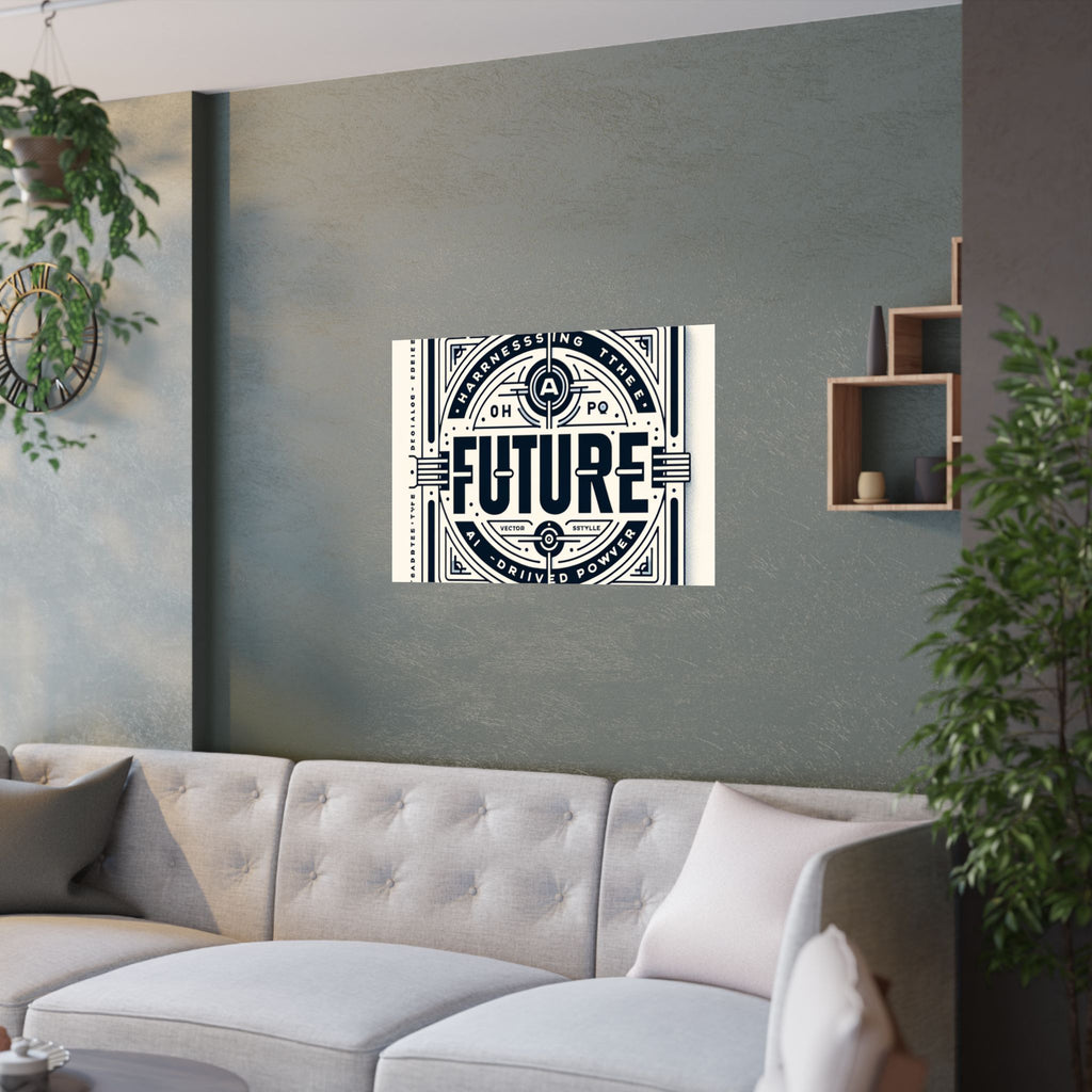 Futuristic AI Energy Power Poster