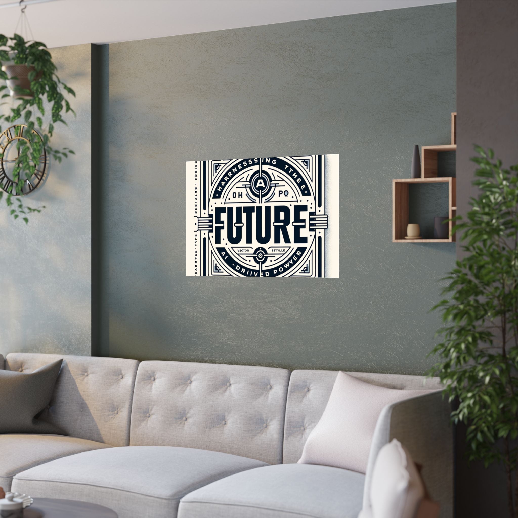 Futuristic AI Energy Power Poster