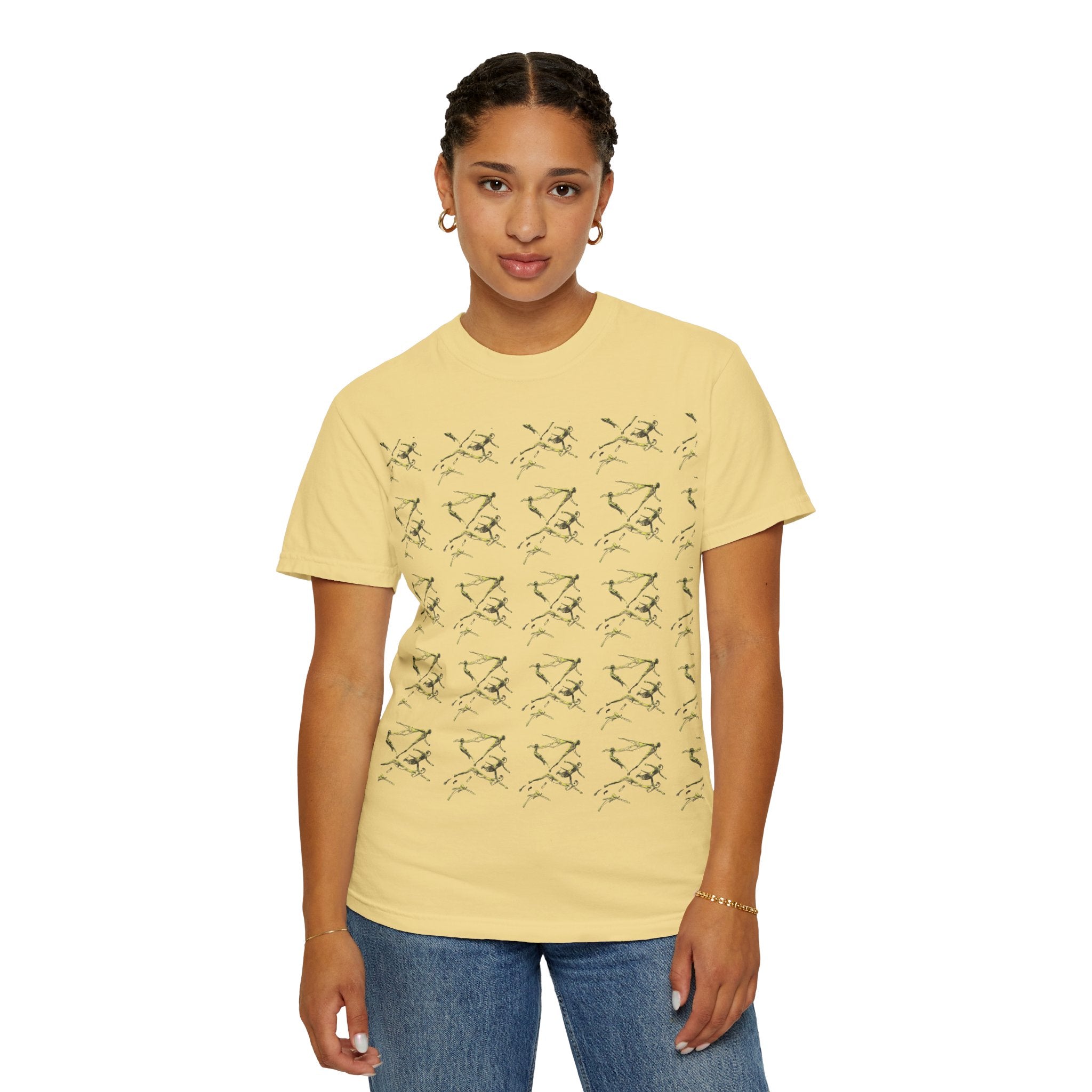 Swimmer Flying T-Shirt — Surreal Swimscape Graphic Tee Unisex