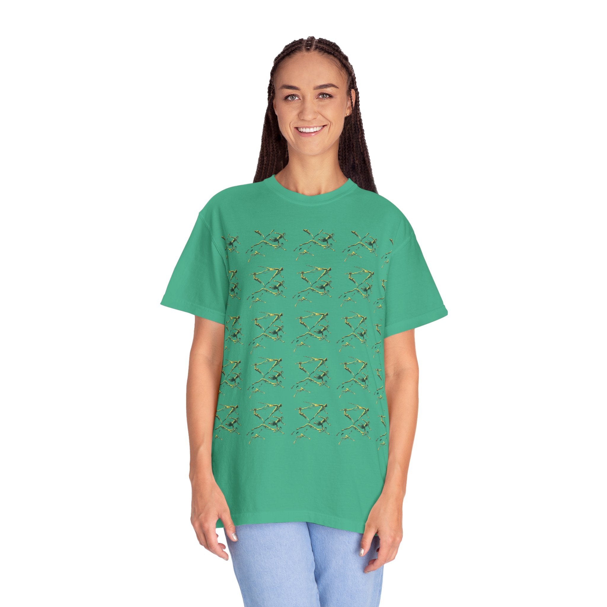 Swimmer Flying T-Shirt — Surreal Swimscape Graphic Tee Unisex