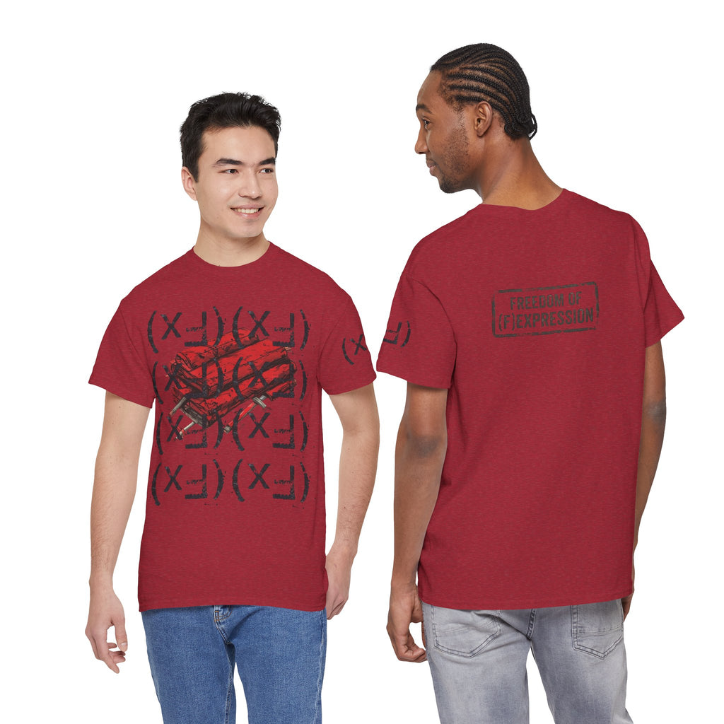 Happy Dynamite Tee — "Cue the Music" Expressive Graphic T-Shirt Unisex