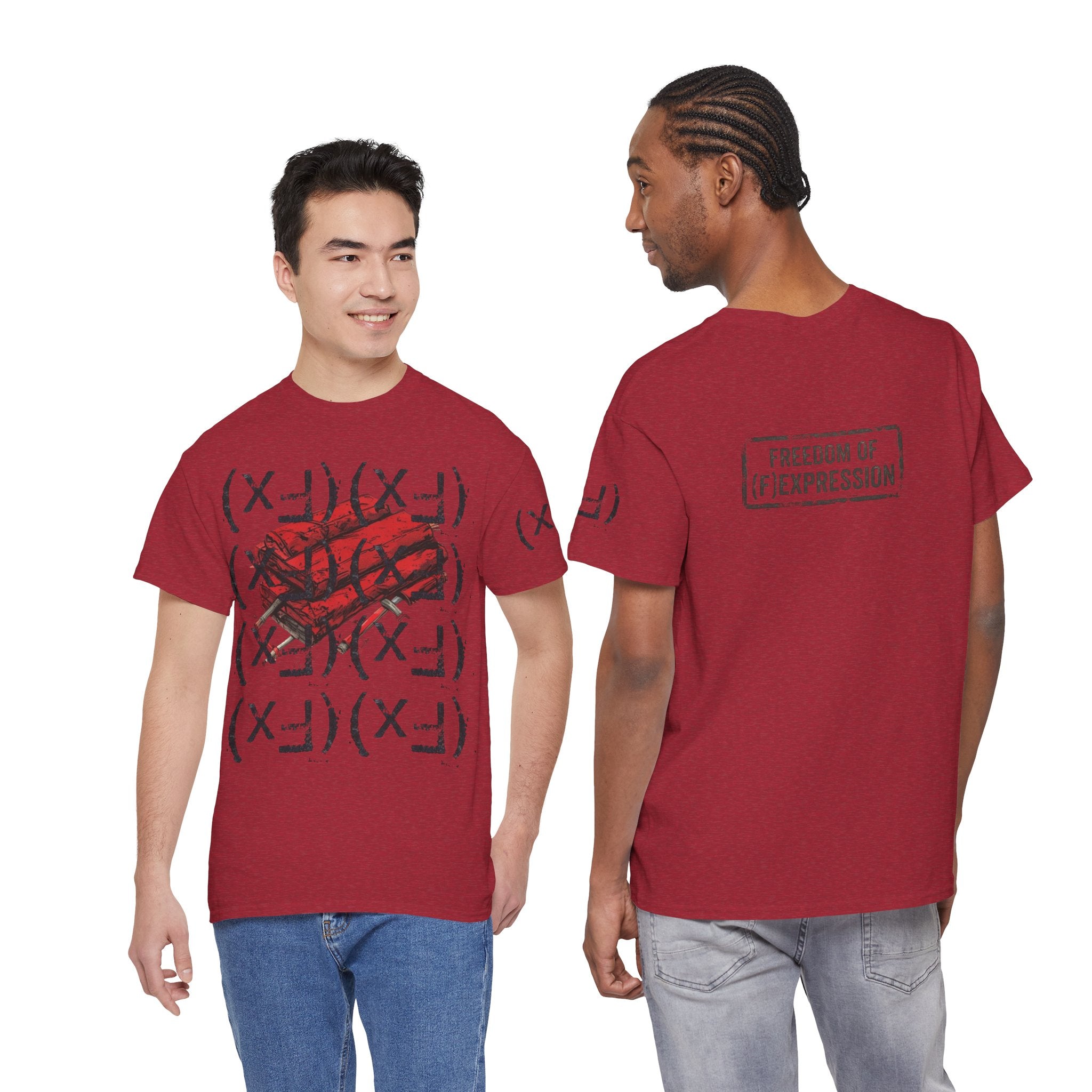 Happy Dynamite Tee — "Cue the Music" Expressive Graphic T-Shirt Unisex