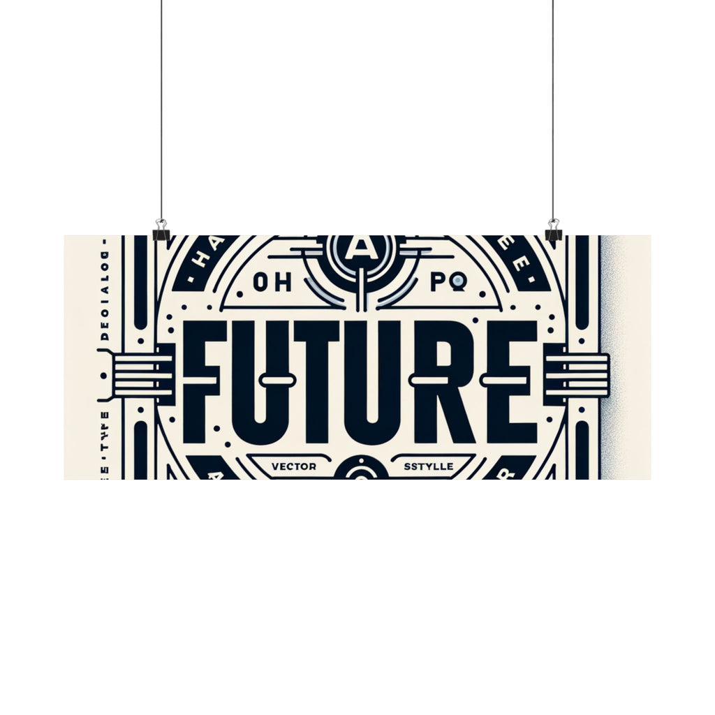 Futuristic AI Energy Power Poster