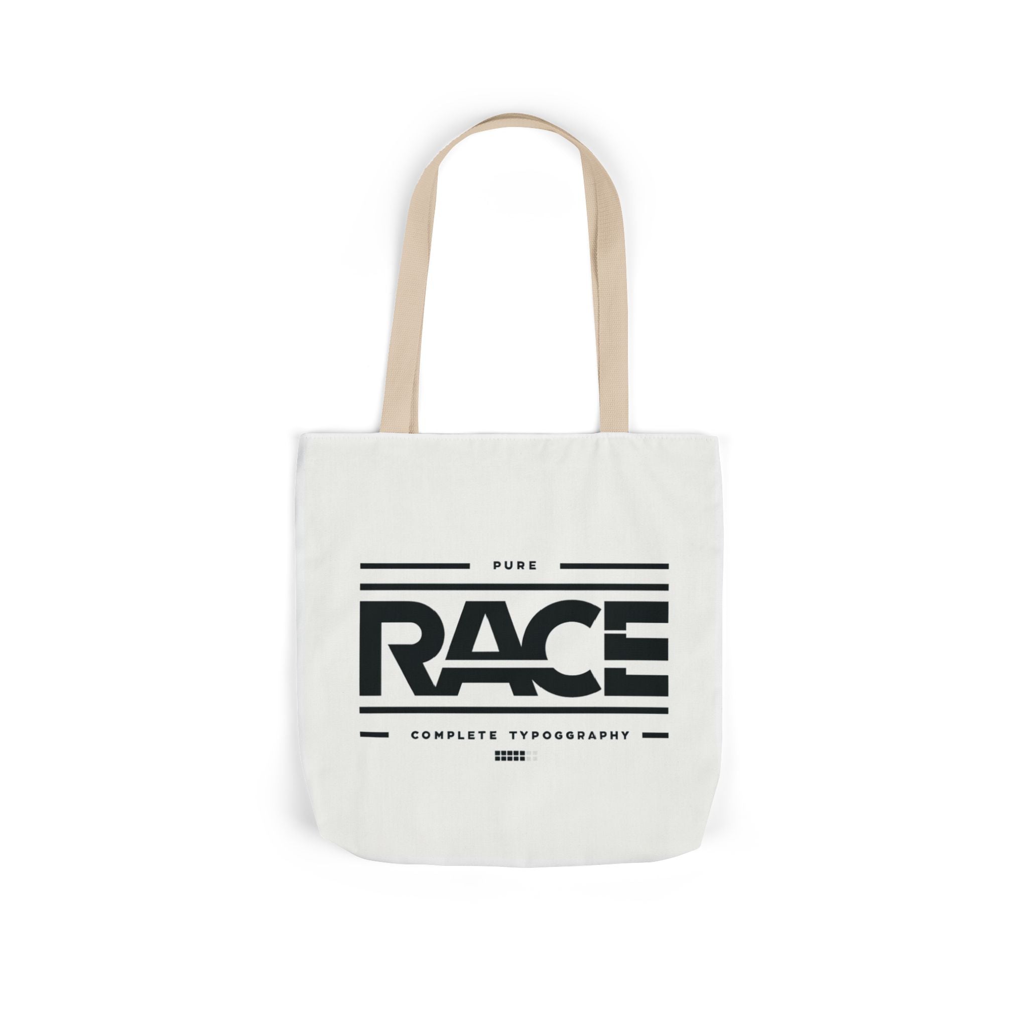 Minimalist Racing Themed Tote Bag