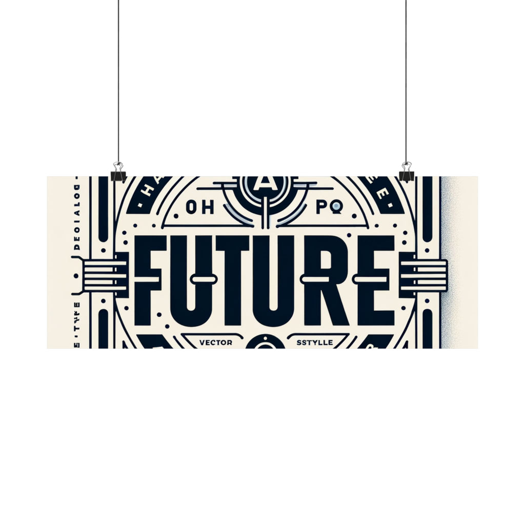 Futuristic AI Energy Power Poster