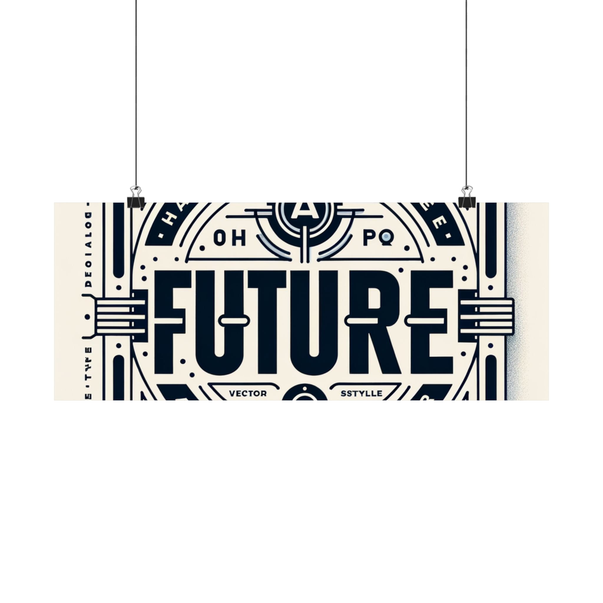 Futuristic AI Energy Power Poster