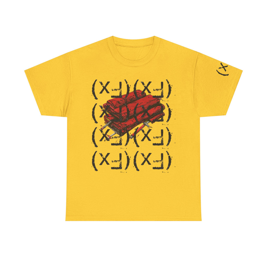Happy Dynamite Tee — "Cue the Music" Expressive Graphic T-Shirt Unisex