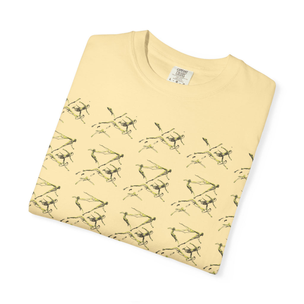 Swimmer Flying T-Shirt — Surreal Swimscape Graphic Tee Unisex
