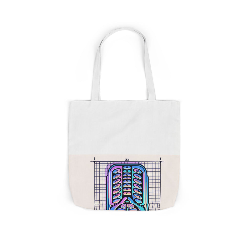 Holographic Y2K Flip Phone Tote Bag