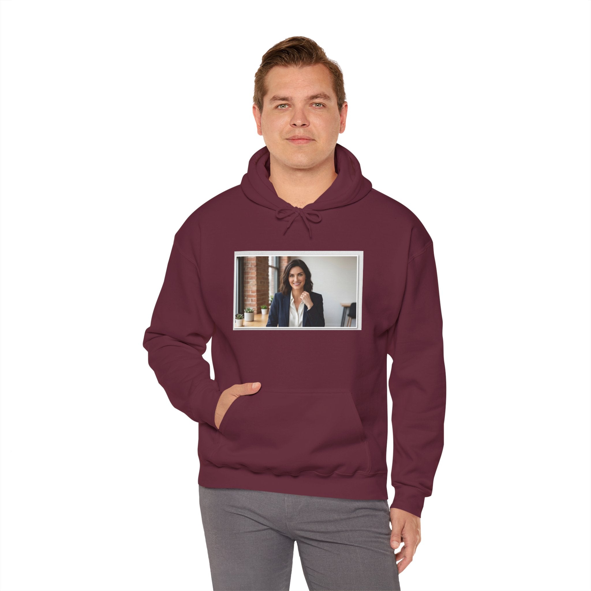 Personalized Hoodie Name: Boots  With a Picture of Boots on it