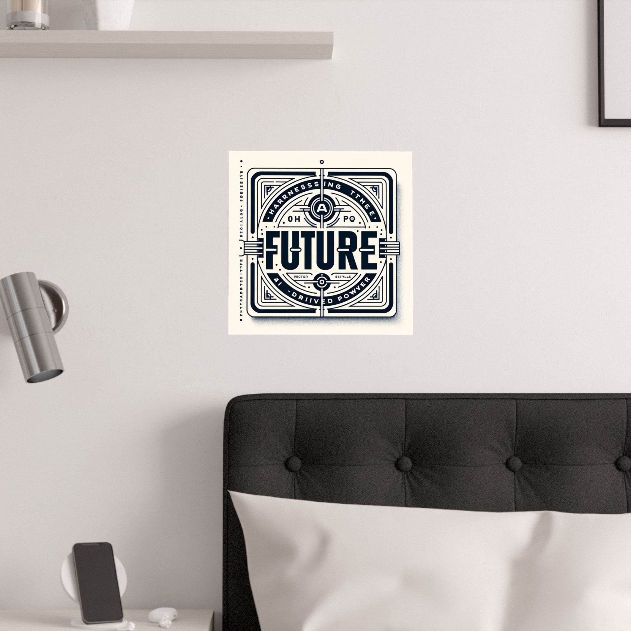 Futuristic AI Energy Power Poster