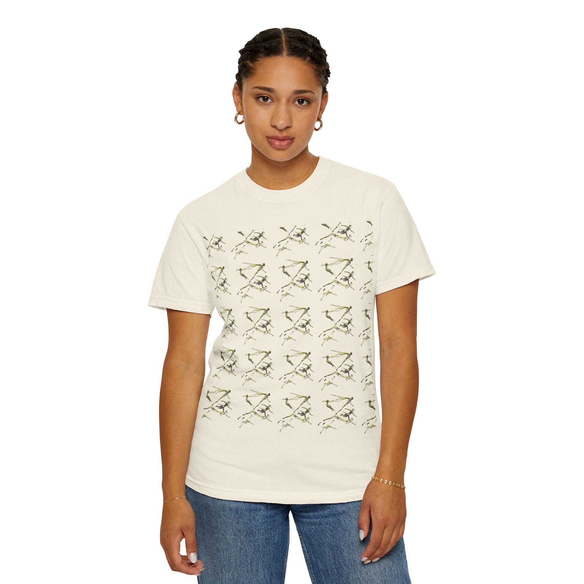 Swimmer Flying T-Shirt — Surreal Swimscape Graphic Tee Unisex