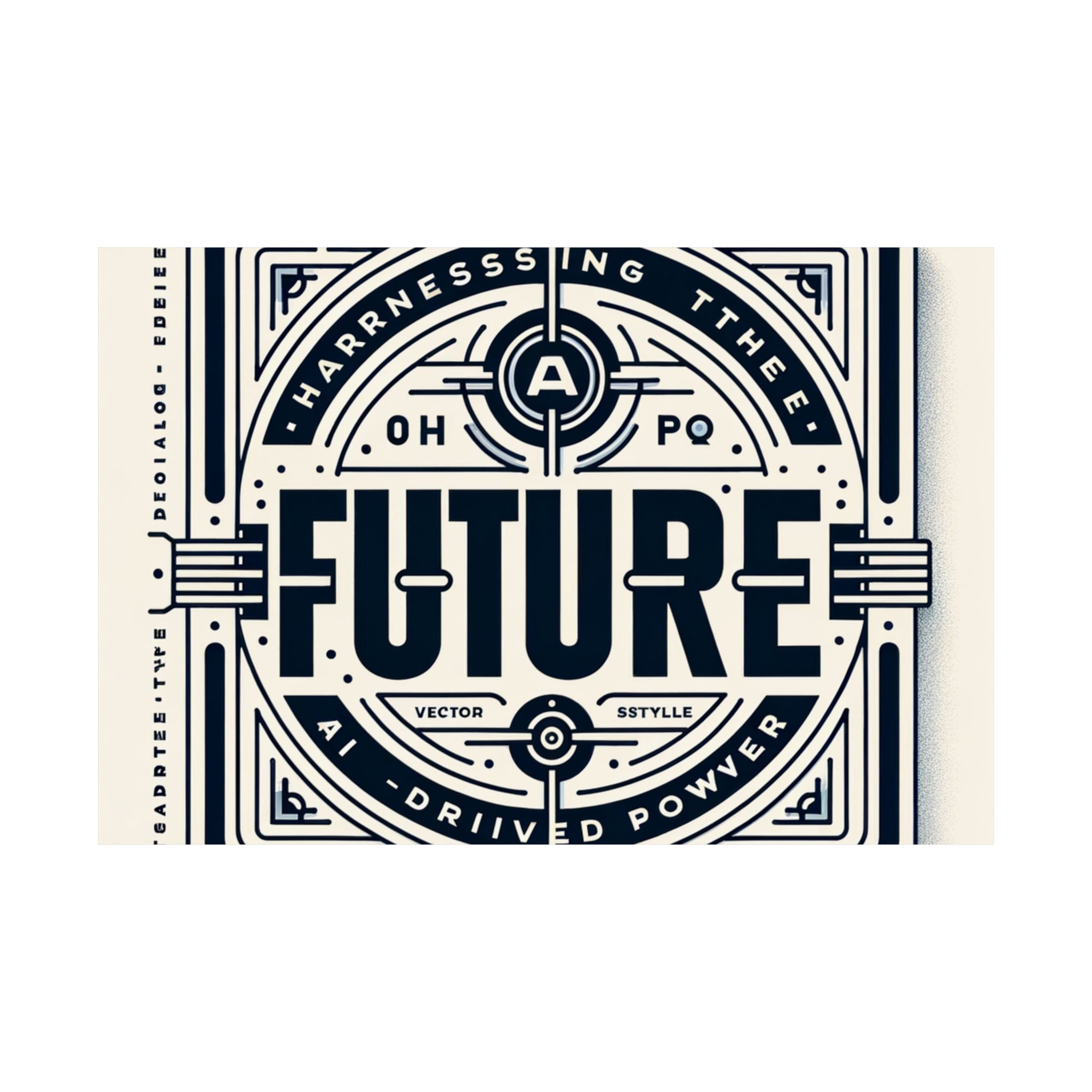 Futuristic AI Energy Power Poster