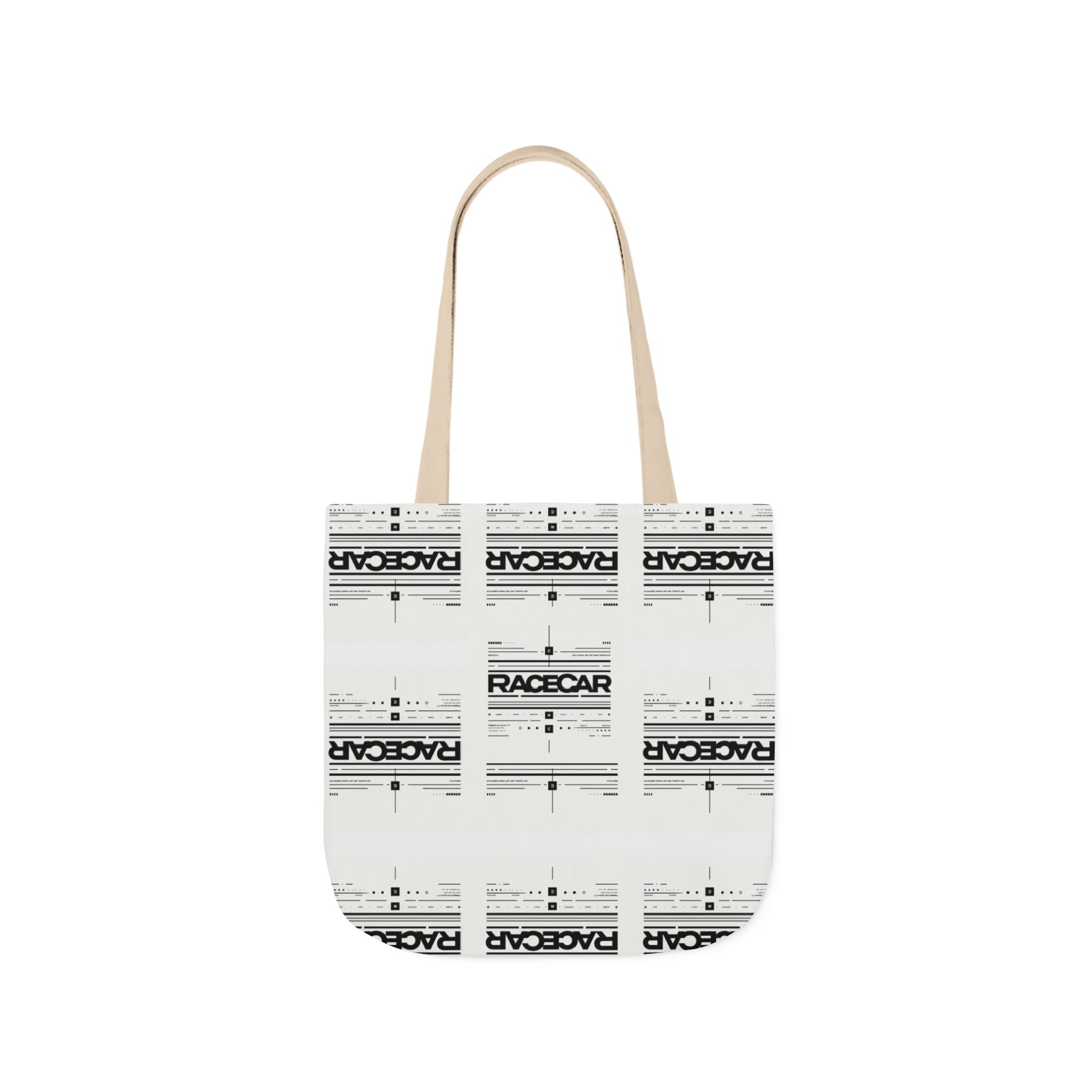 Minimalist '/Racecar' Tote Bag - Modern Design