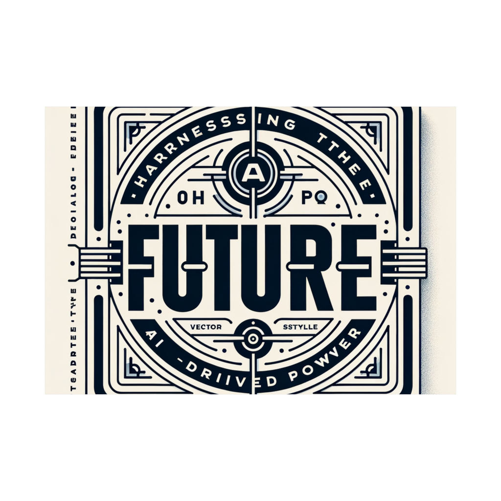 Futuristic AI Energy Power Poster