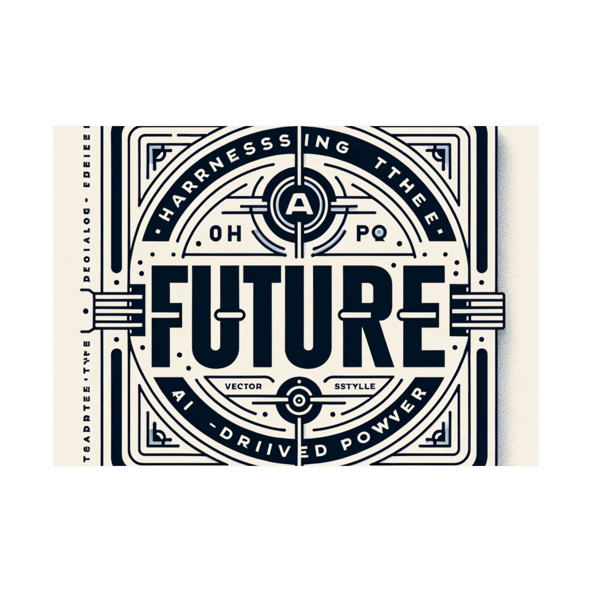 Futuristic AI Energy Power Poster