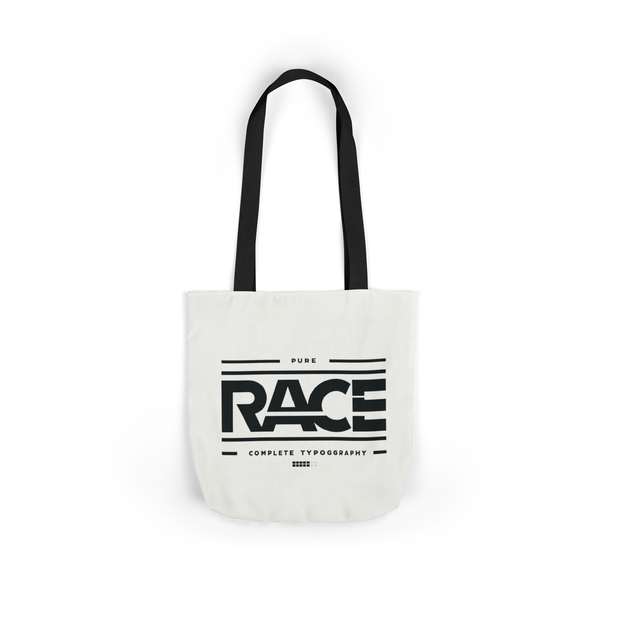 Minimalist Racing Themed Tote Bag