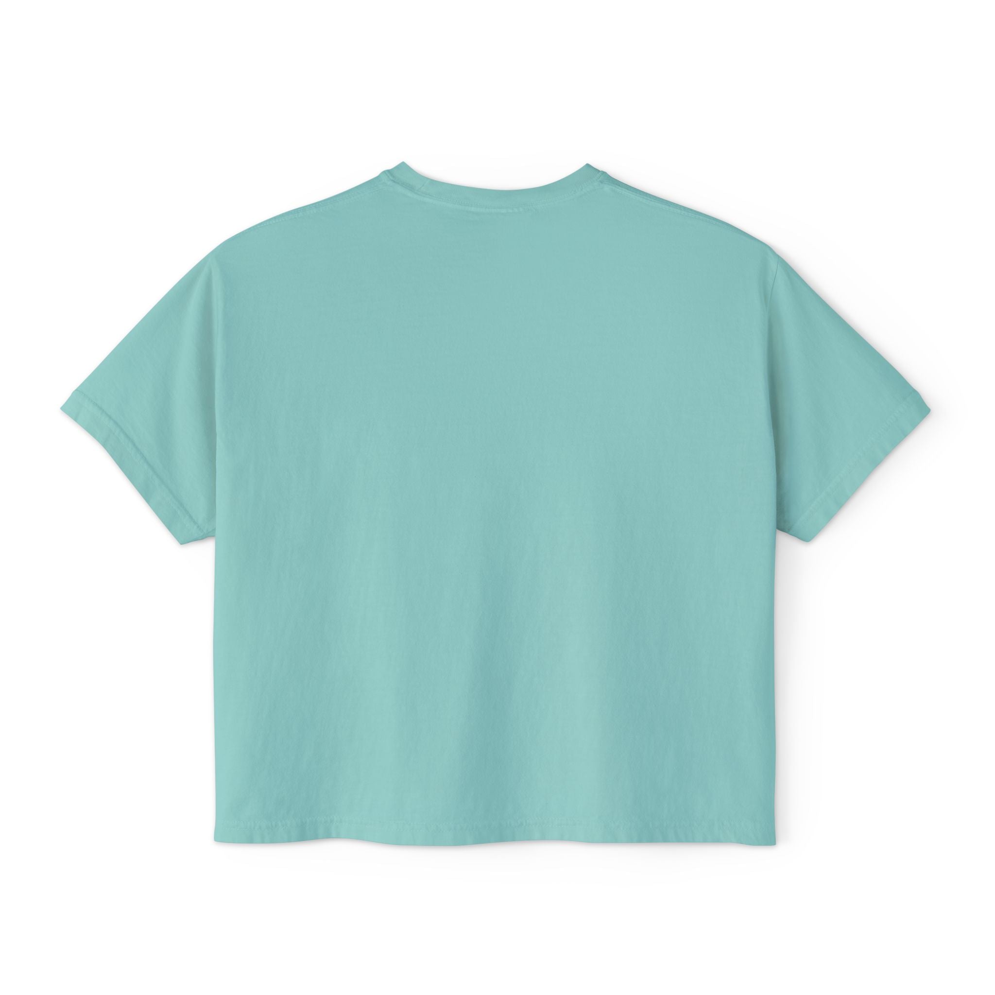 Women's Boxy Tee — Cropped 'NO' Statement Shirt Unisex
