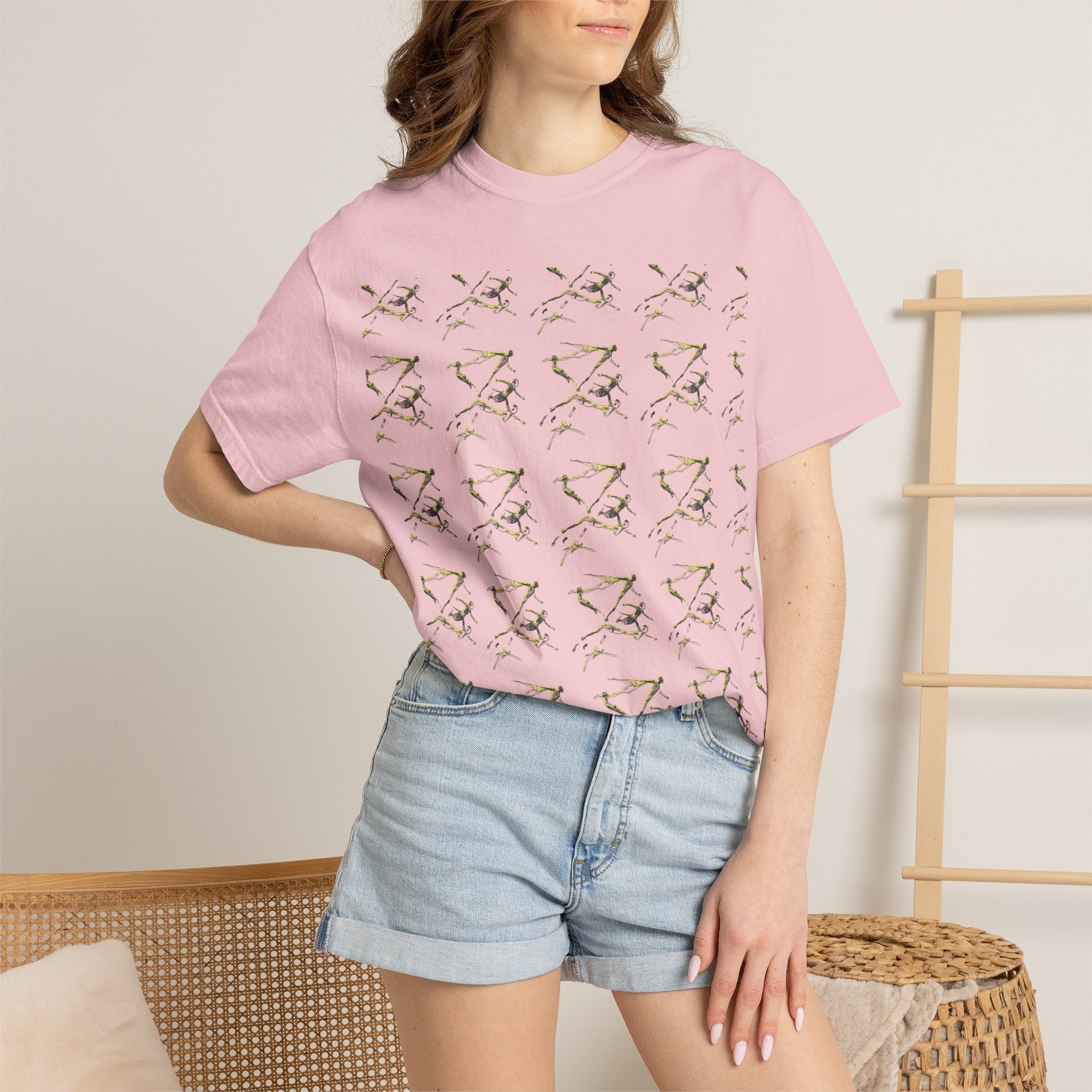 Swimmer Flying T-Shirt — Surreal Swimscape Graphic Tee Unisex