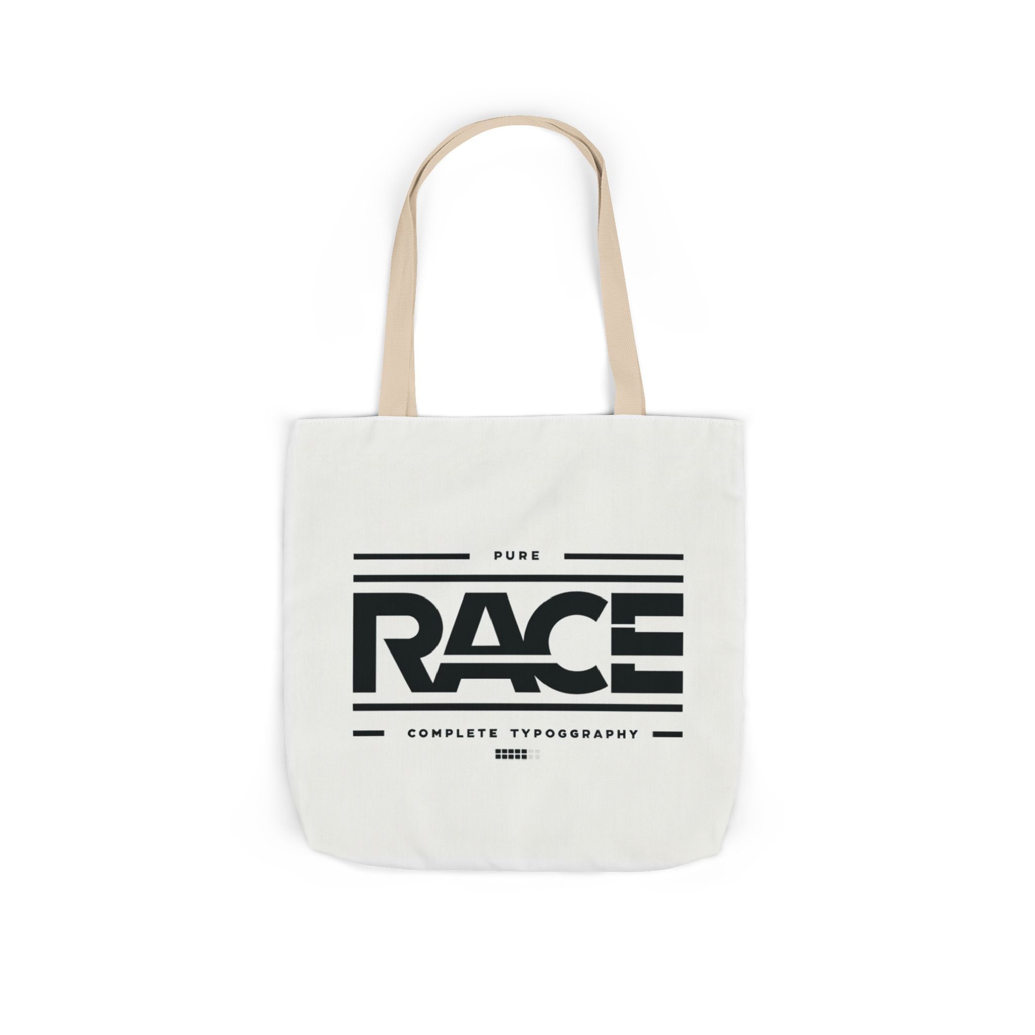 Minimalist Racing Themed Tote Bag