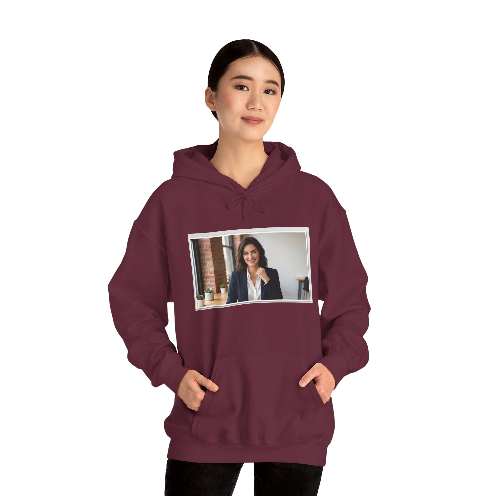 Personalized Hoodie Name: Boots  With a Picture of Boots on it