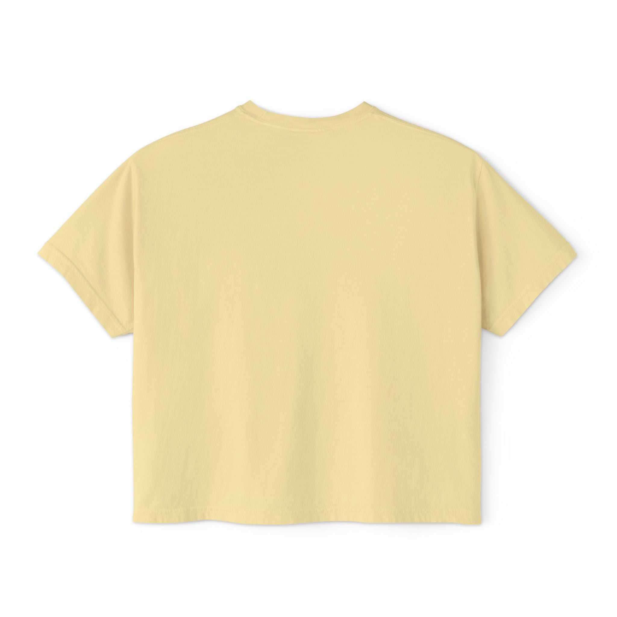 Women's Boxy Tee — Cropped 'NO' Statement Shirt Unisex