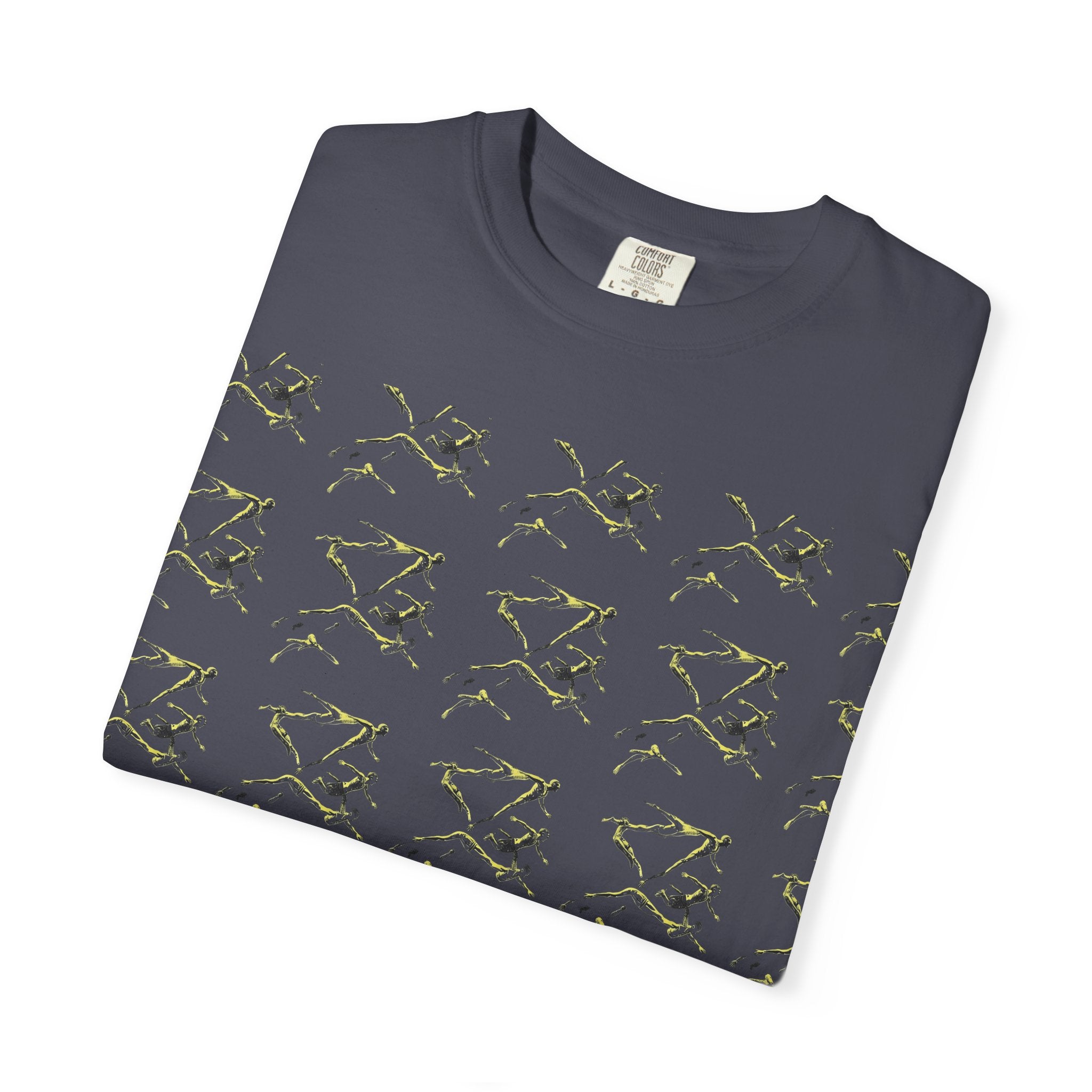Swimmer Flying T-Shirt — Surreal Swimscape Graphic Tee Unisex