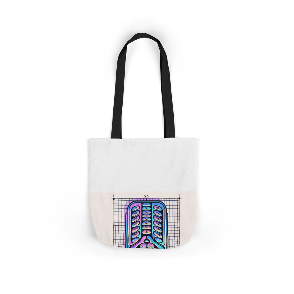 Holographic Y2K Flip Phone Tote Bag