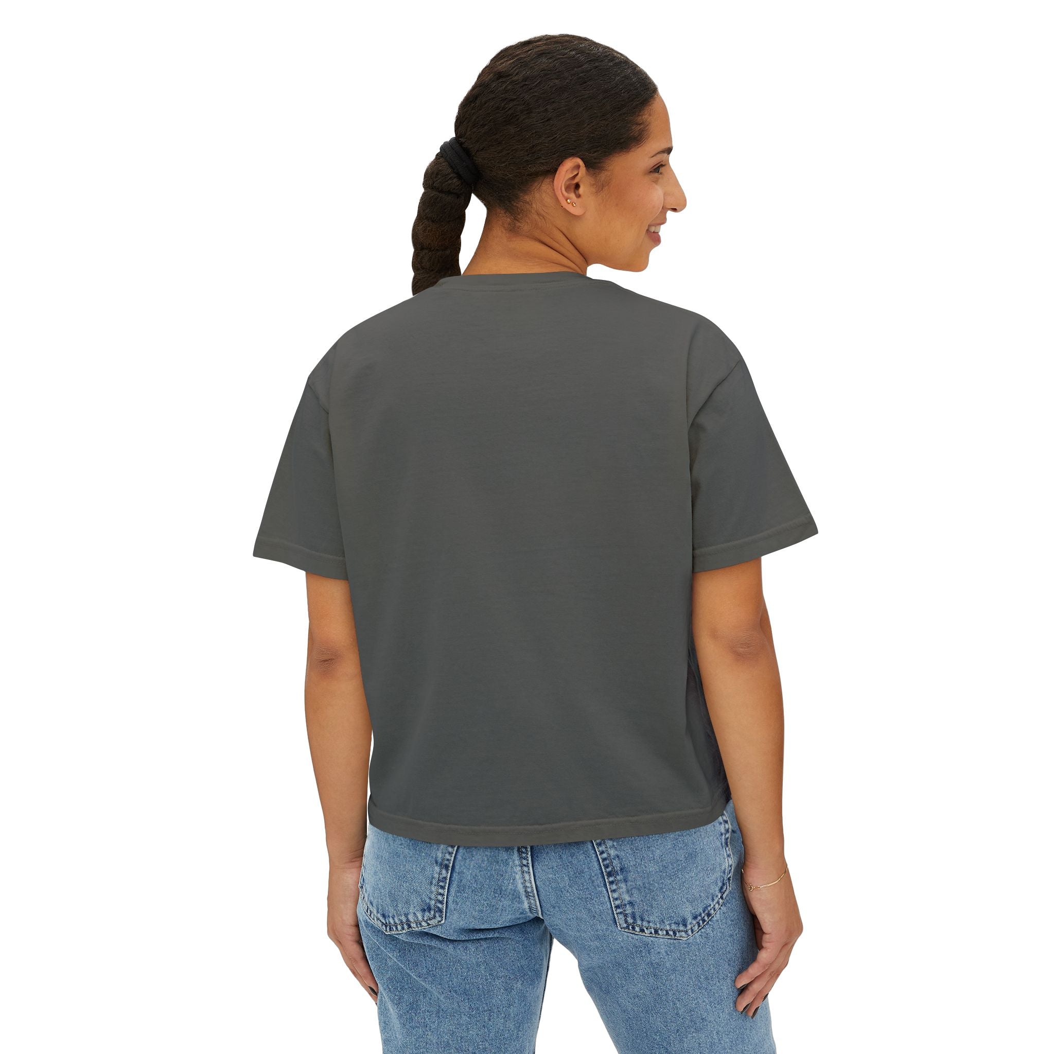 Mom University Boxy Tee Unisex