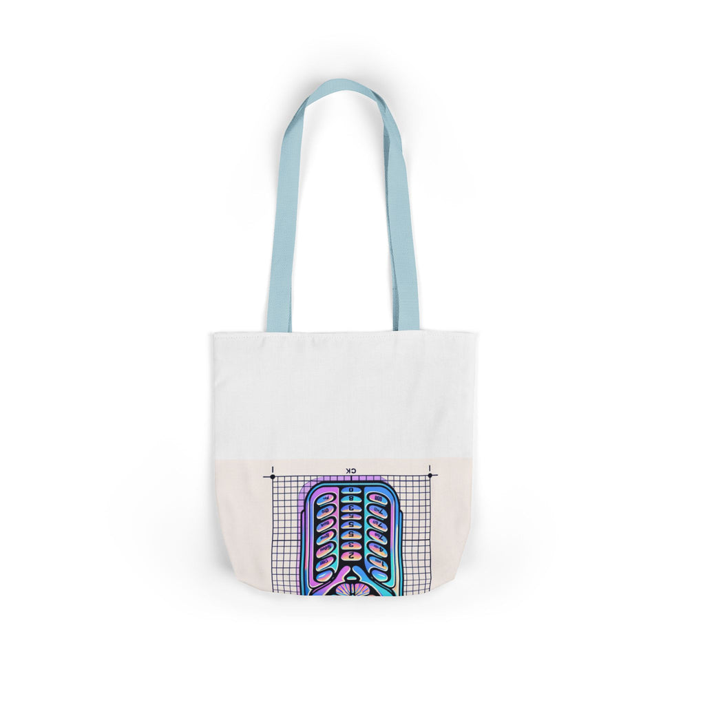 Holographic Y2K Flip Phone Tote Bag