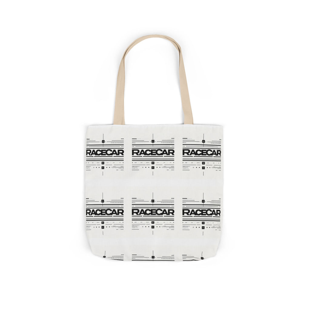 Minimalist '/Racecar' Tote Bag - Modern Design
