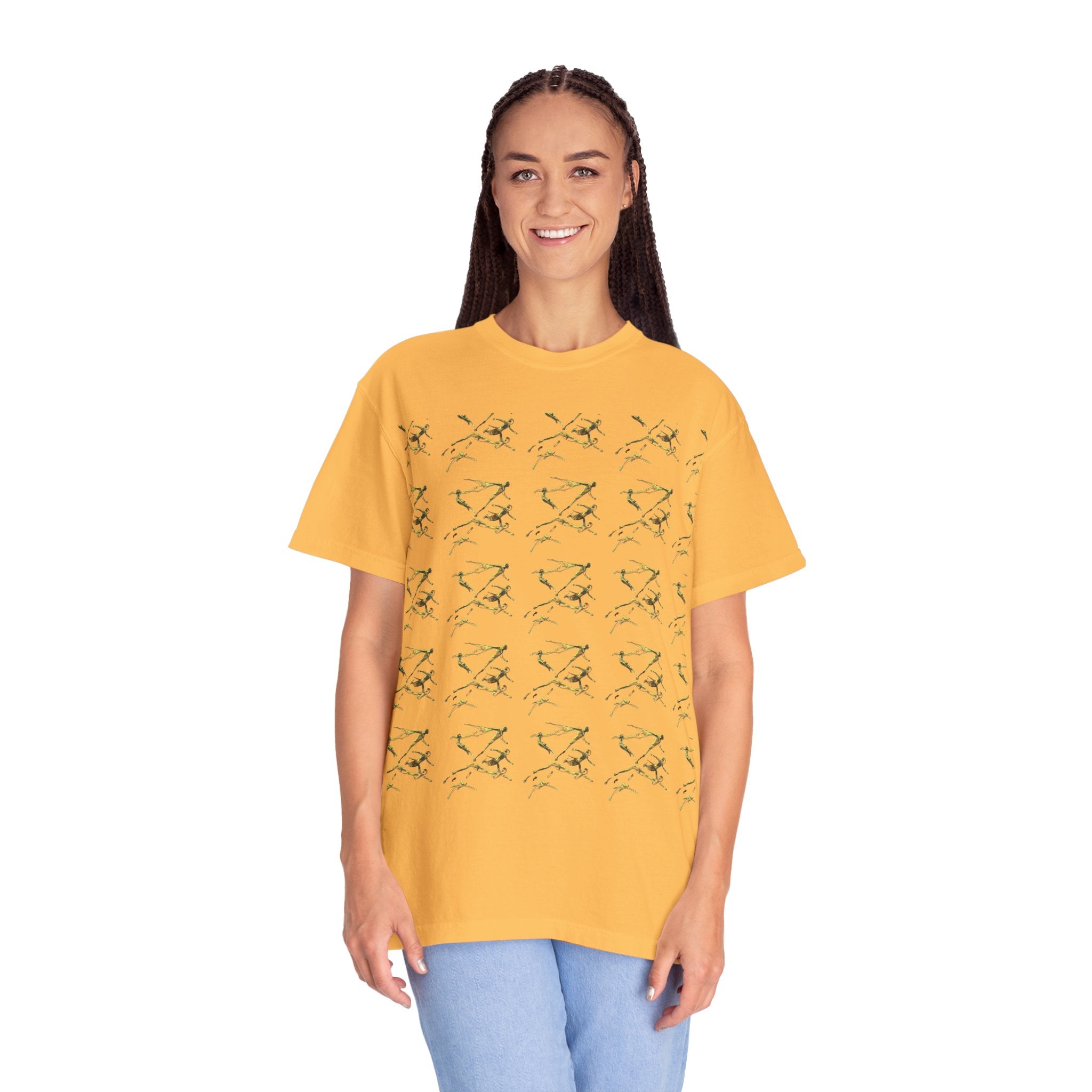 Swimmer Flying T-Shirt — Surreal Swimscape Graphic Tee Unisex