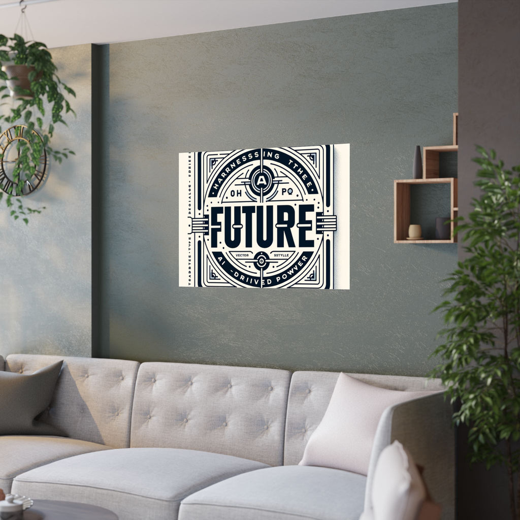 Futuristic AI Energy Power Poster