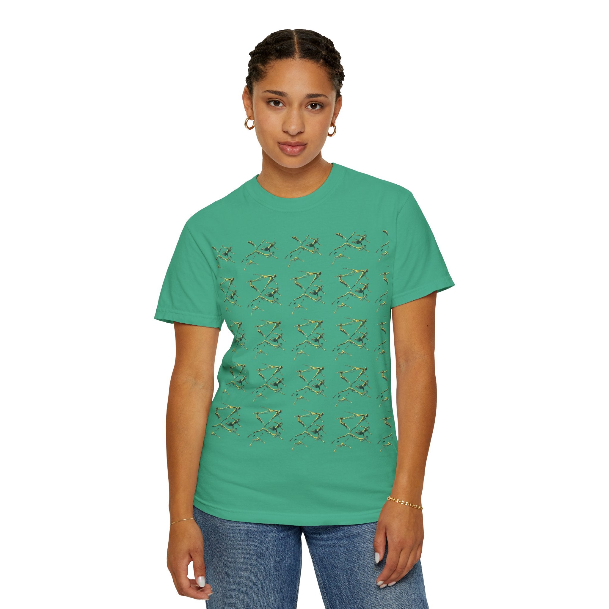 Swimmer Flying T-Shirt — Surreal Swimscape Graphic Tee Unisex