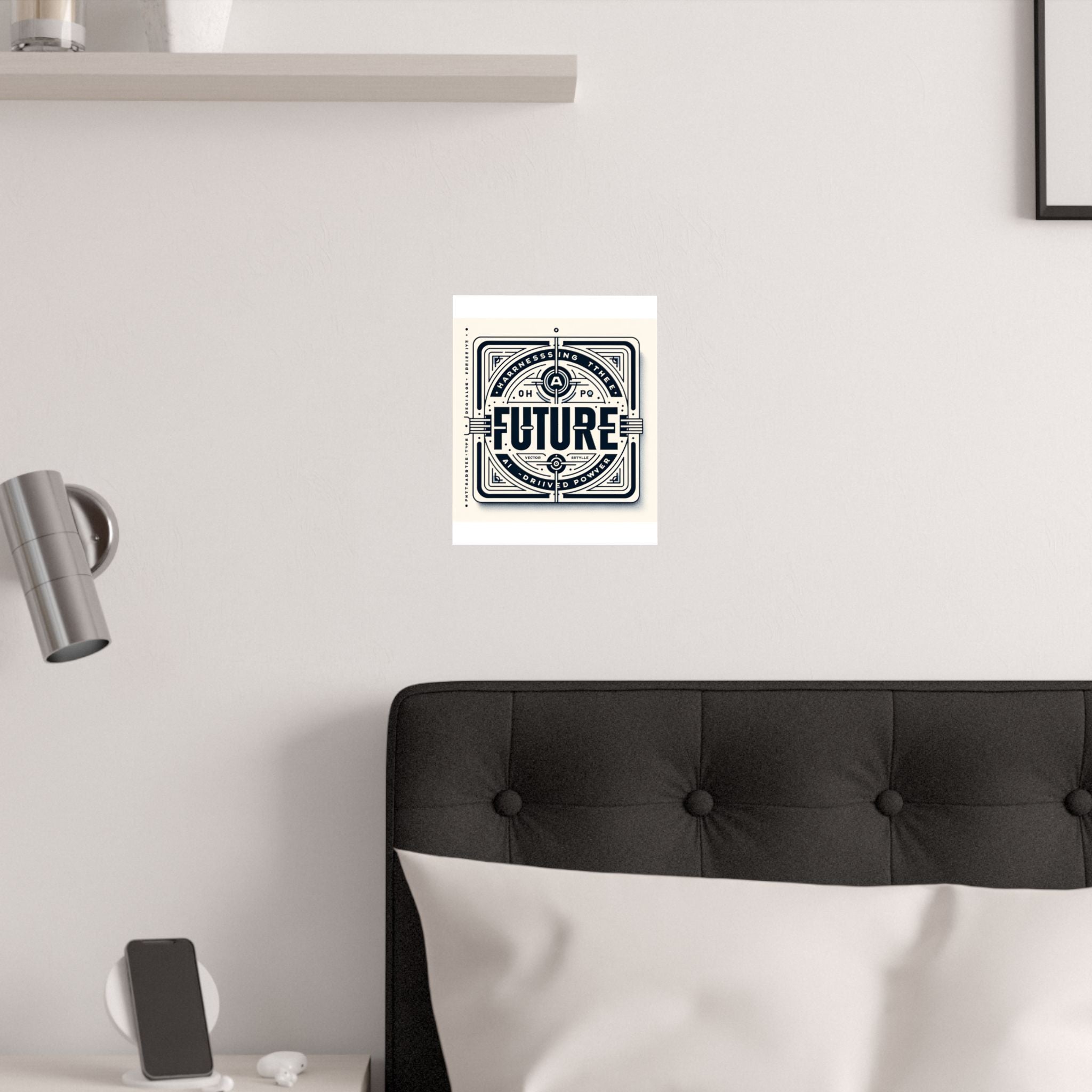 Futuristic AI Energy Power Poster